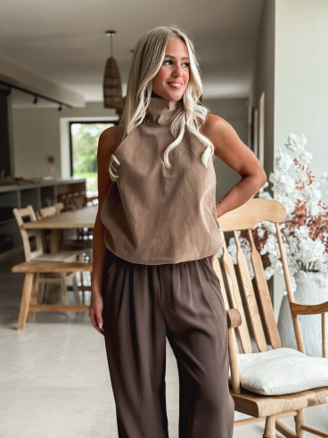 Blouse Darla - Taupe