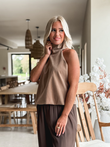 Blouse Darla - Taupe