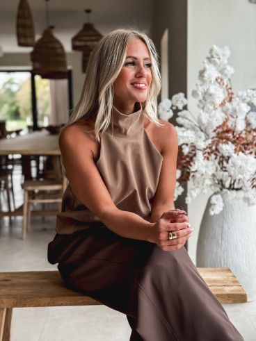 Blouse Darla - Taupe