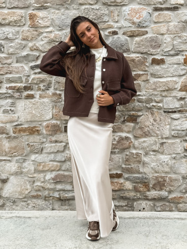 Veste Azylis - Chocolat