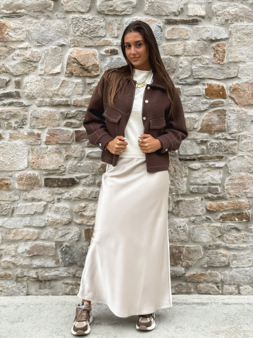 Veste Azylis - Chocolat
