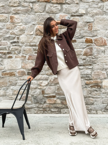 Veste Azylis - Chocolat