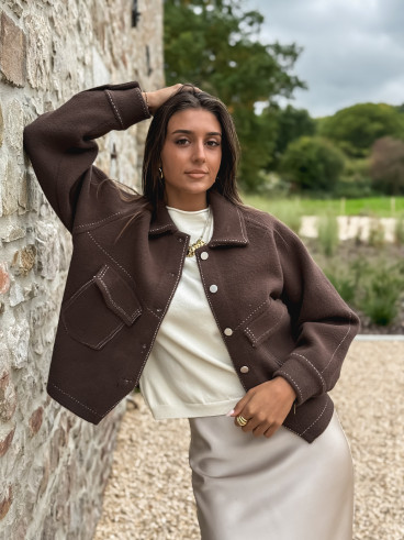 Veste Azylis - Chocolat