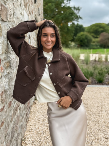 Veste Azylis - Chocolat