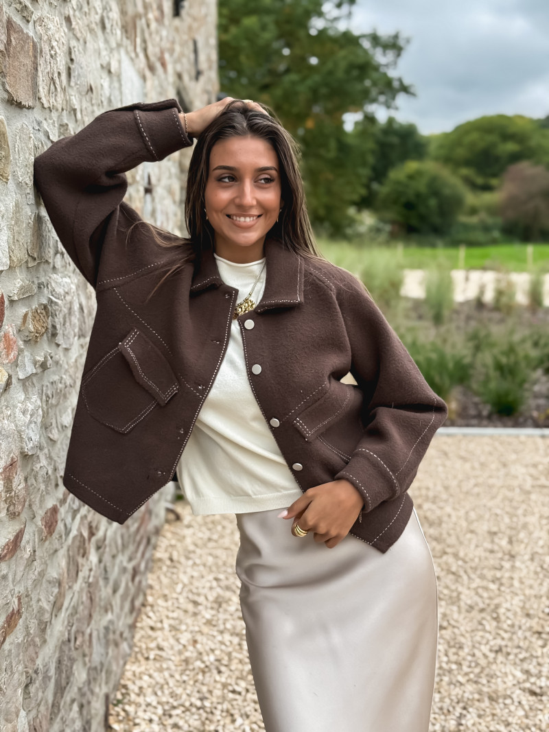 Veste Azylis - Chocolat