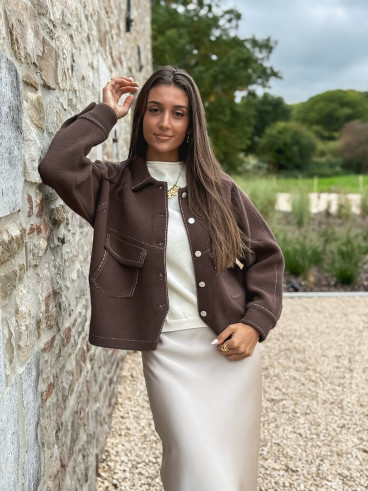 Veste Azylis - Chocolat