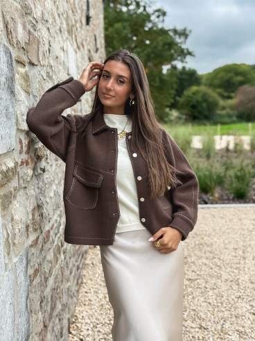 Veste Azylis - Chocolat