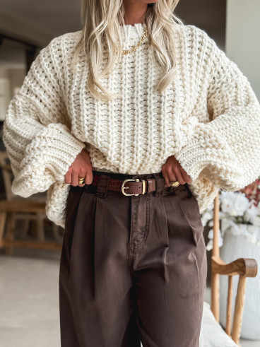 Ceinture Rinconada - Chocolat