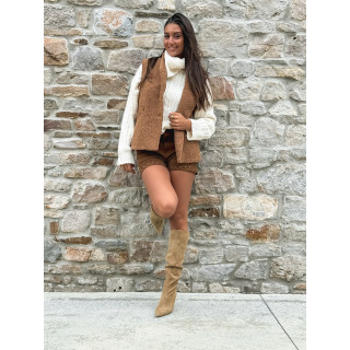 veste sans manches Marivane - Camel