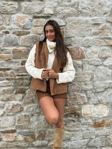 veste sans manches Marivane - Camel