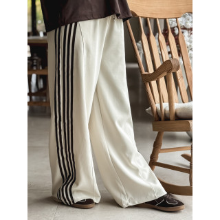 Pantalon Zaylee - Ecru/Chocolat