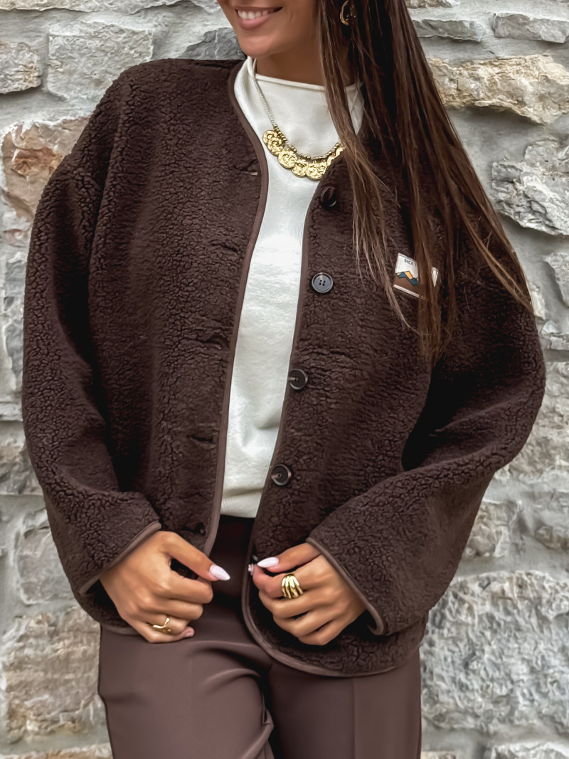 Veste Sianna - Chocolat Veste Sianna - Chocolat