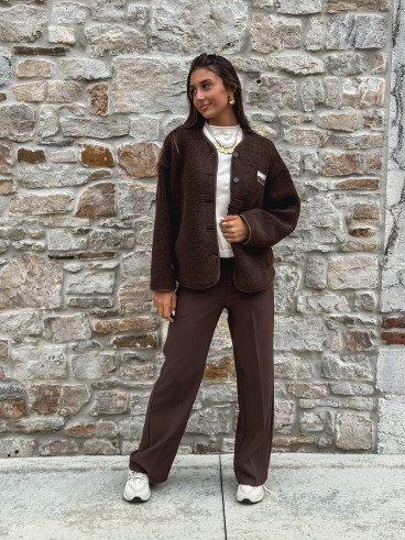 Veste Sianna - Chocolat