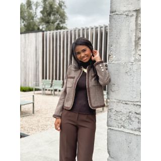 Veste Mélinaé - Chocolat