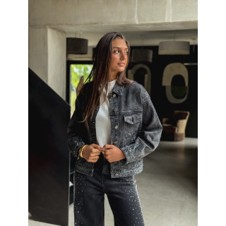 Veste en jeans Véana - Gris