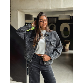Veste en jeans Véana - Gris