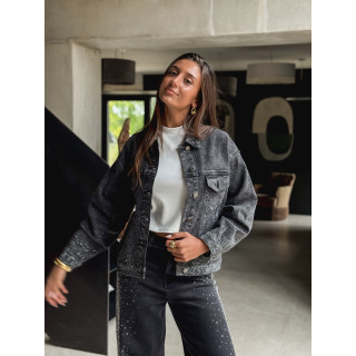 Veste en jeans Véana - Gris
