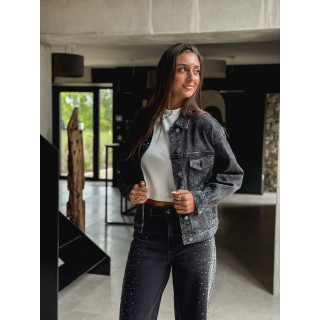 Veste en jeans Véana - Gris