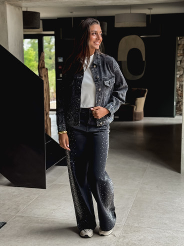 Veste en jeans Véana - Gris