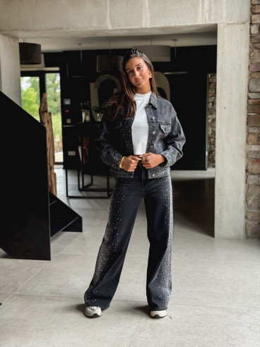Veste en jeans Véana - Gris