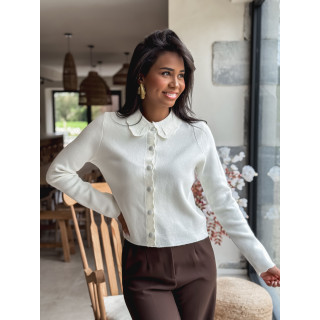 Gilet Roxana - Ecru