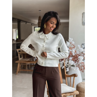 Gilet Roxana - Ecru