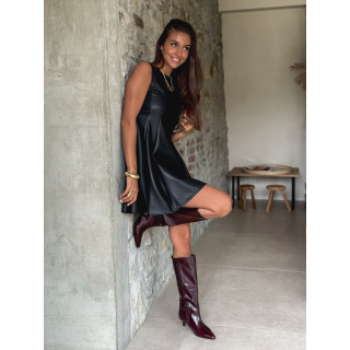 Robe courte Sakina - Noir