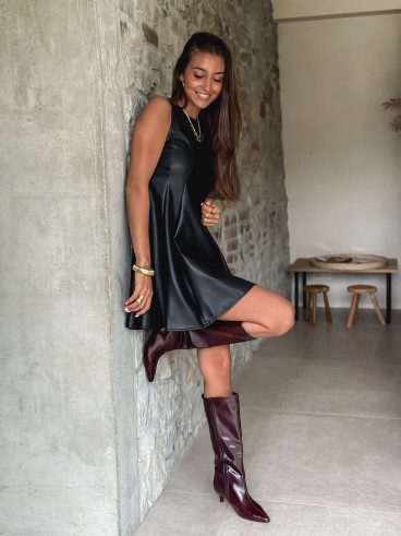 Robe courte Sakina - Noir
