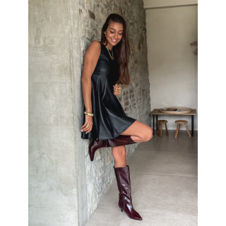 Robe courte Sakina - Noir