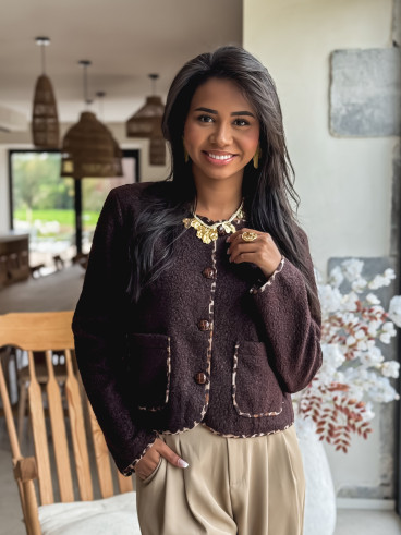 Gilet Auriane - Chocolat Gilet Auriane - Chocolat