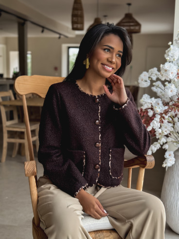 Gilet Auriane - Chocolat Gilet Auriane - Chocolat