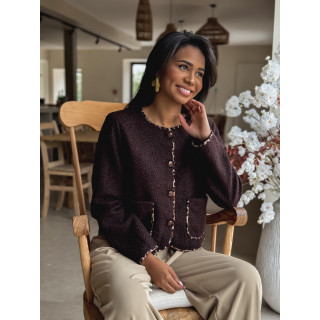 Gilet Auriane - Chocolat