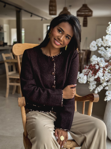 Gilet Auriane - Chocolat Gilet Auriane - Chocolat