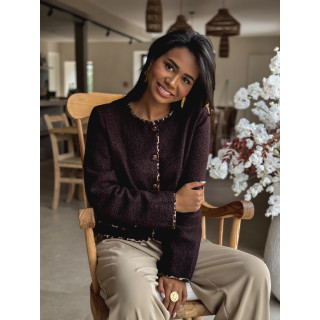 Gilet Auriane - Chocolat