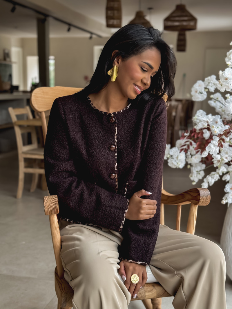 Gilet Auriane - Chocolat Gilet Auriane - Chocolat