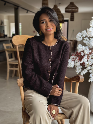 Gilet Auriane - Chocolat Gilet Auriane - Chocolat