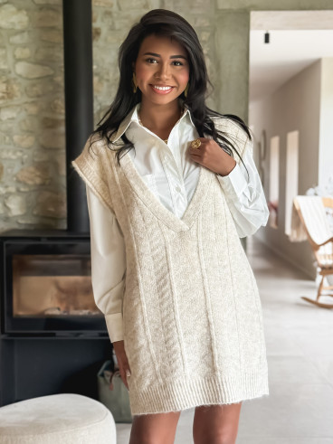 Robe pull Giuliana - Beige