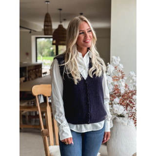 Gilet Aliona - Bleu marine