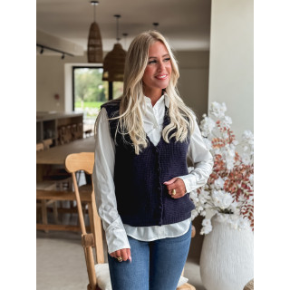 Gilet Aliona - Bleu marine