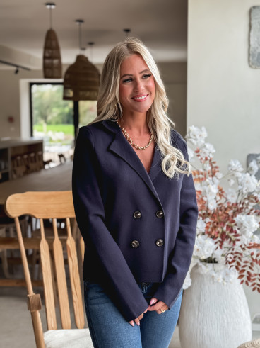 Gilet Alexandriane - Bleu marine