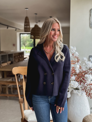 Gilet Alexandriane - Bleu marine