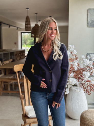 Gilet Alexandriane - Bleu marine