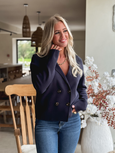 Gilet Alexandriane - Bleu marine
