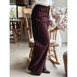 Jeans Naoma - Bordeaux