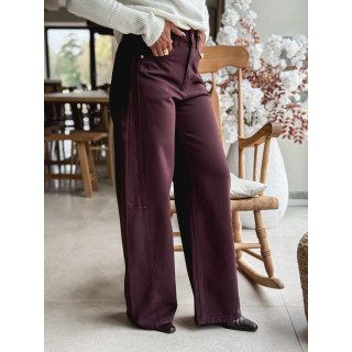 Jeans Naoma - Bordeaux