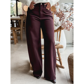 Jeans Naoma - Bordeaux
