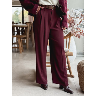 Pantalon Milane - Bordeaux
