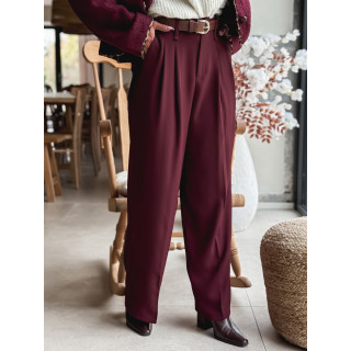 Pantalon Milane - Bordeaux