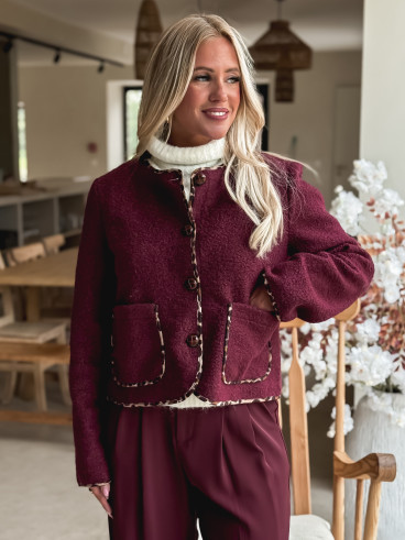 Gilet Auriane - Bordeaux Gilet Auriane - Bordeaux