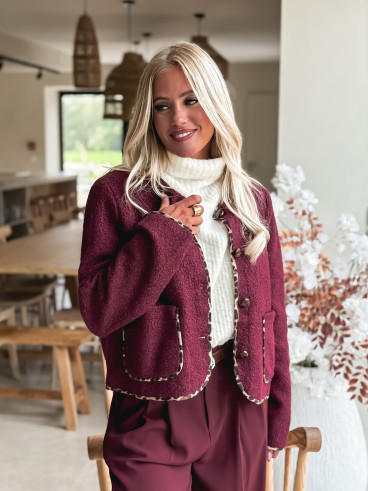 Gilet Auriane - Bordeaux Gilet Auriane - Bordeaux